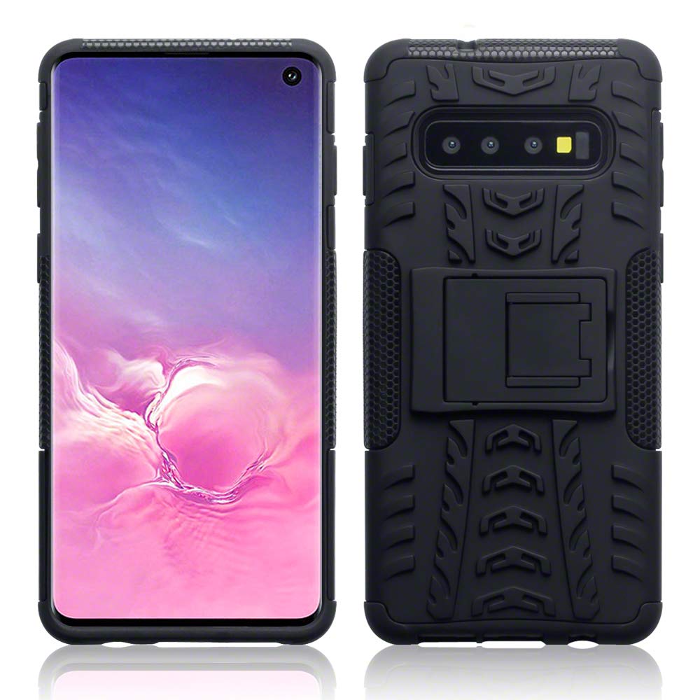 Heavy Duty Armor Hybrid Stand Case for Samsung S10E