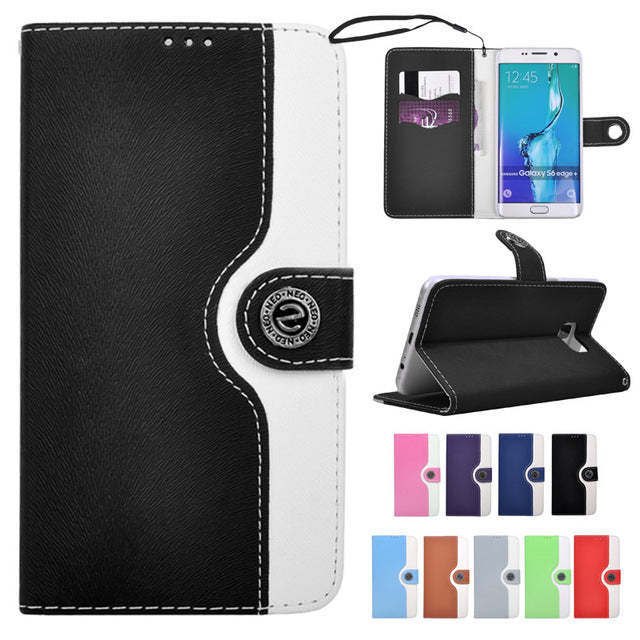 S6 Edge Pus Wallet Flip Stand Case for Samsung S6 Edge Plus