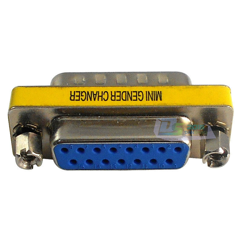 DA-15 DB-15 F/F Coupler Adapter Gender Changer