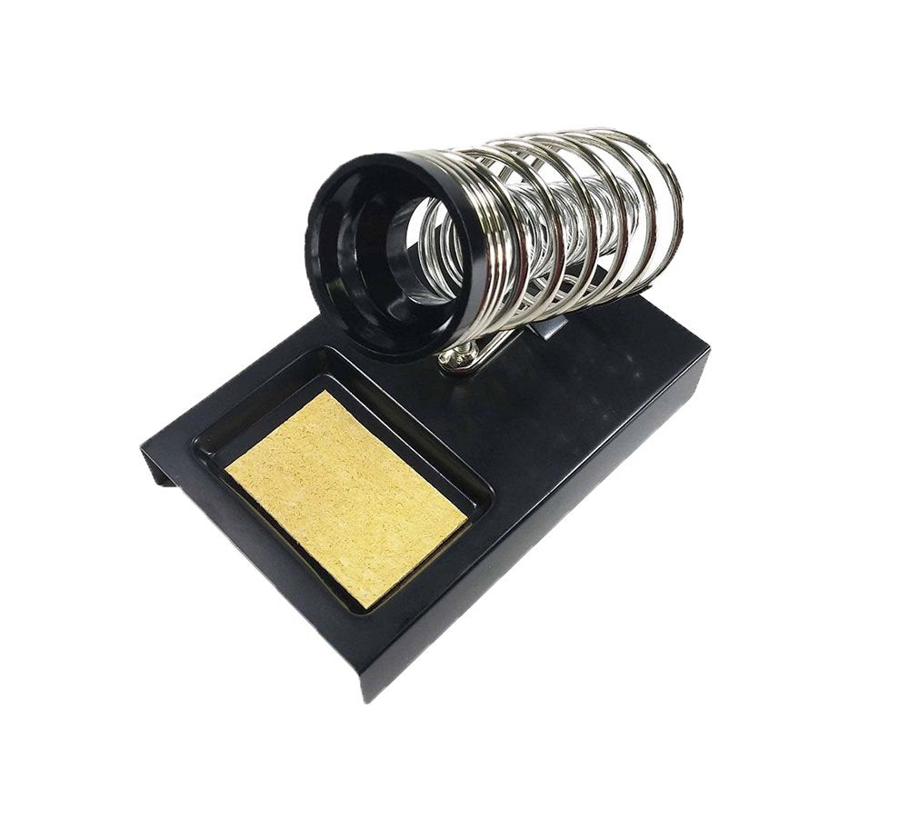 Soldering Iron Gun Stand Holder Metal Base and Clean Sponge