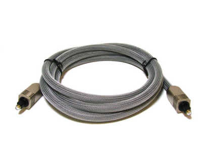 Premium Toslink Fiber Optical Digital Audio Cable 06ft