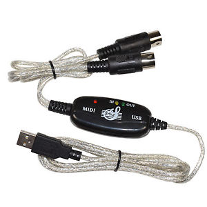 USB MIDI Adapter Cable