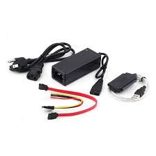 2 in 1 USB 2.0 IDE SATA HDD 2.5 3.5 Hard Drive Adapter Converter