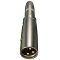 3 Pin XLR(M) to 1/4 Inch TRS(F) Audio Cable adapter
