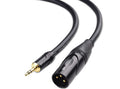 Premium XLR M To 3.5mm 1/8" M Stereo Microphone Cable Monster 30