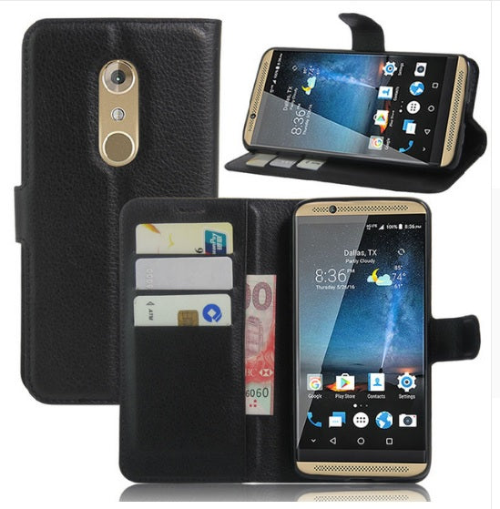 ZTE Axon 7 Wallet Flip Leather Folio Stand Case