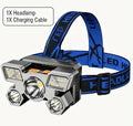 Rechargeable Around Head LED Headlamp Headlight