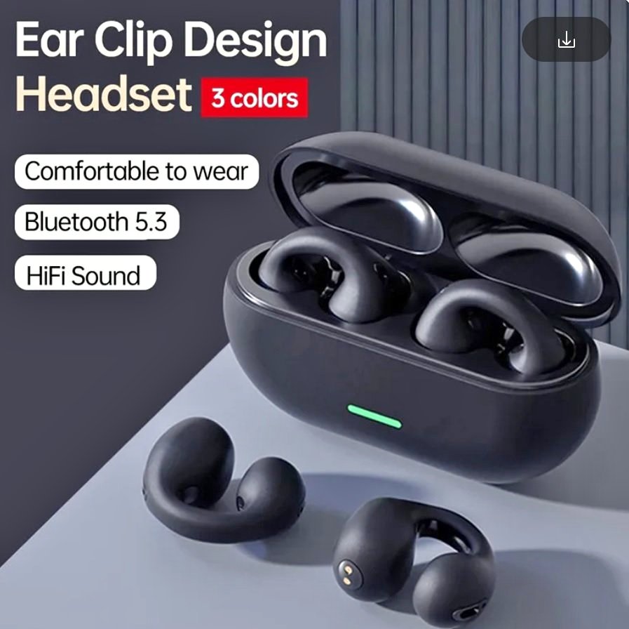 New T75 TWS Dual Clip Style Wireless Bluetooth Earphones Headphones Powerbank Display Long Talk