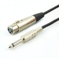 New Premium XLR (Female) to Mono 1/4