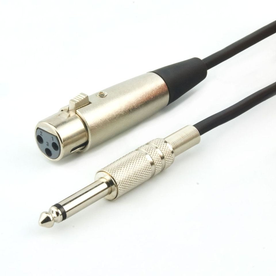 New Premium XLR (Female) to Mono 1/4