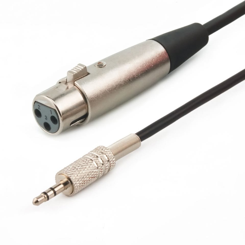New Premium XLR (Female) to Mono 1/4