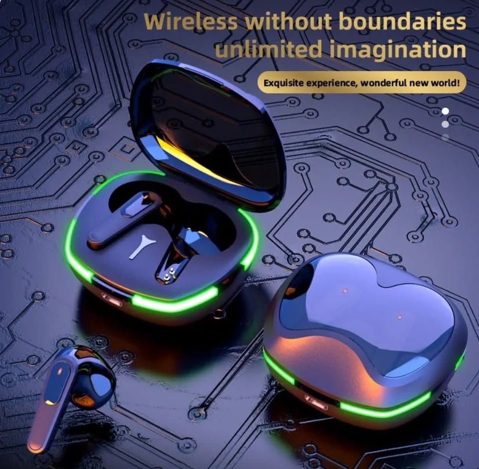 New Pro60 TWS Bluetooth Headset with Mic Earbuds Noise Cancelling Stereo Bluetooth Earphones