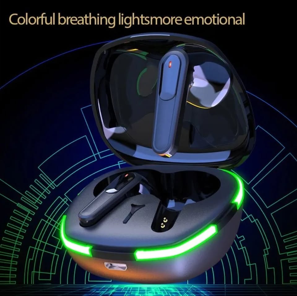 New Pro60 TWS Bluetooth Headset with Mic Earbuds Noise Cancelling Stereo Bluetooth Earphones