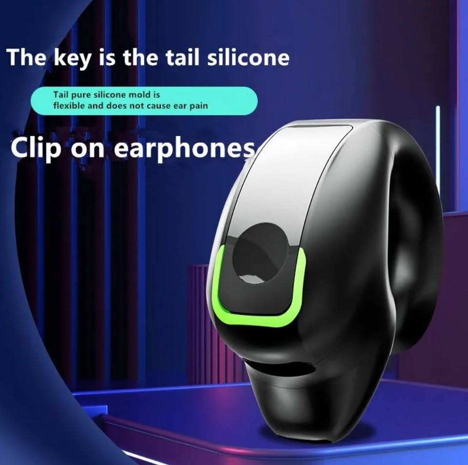 New Bluetooth Earphone Headset GD28 Bone Conduction TWS  Ear Clip Style
