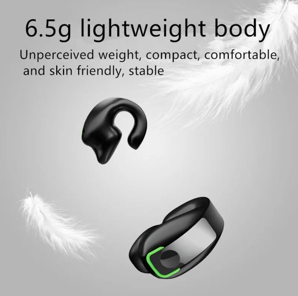 New Bluetooth Earphone Headset GD28 Bone Conduction TWS  Ear Clip Style