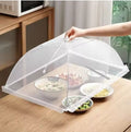 Foldable Mesh Food Cover | Square Pop-Up Insect-Proof Dish Cover for Indoor & Outdoor Use
