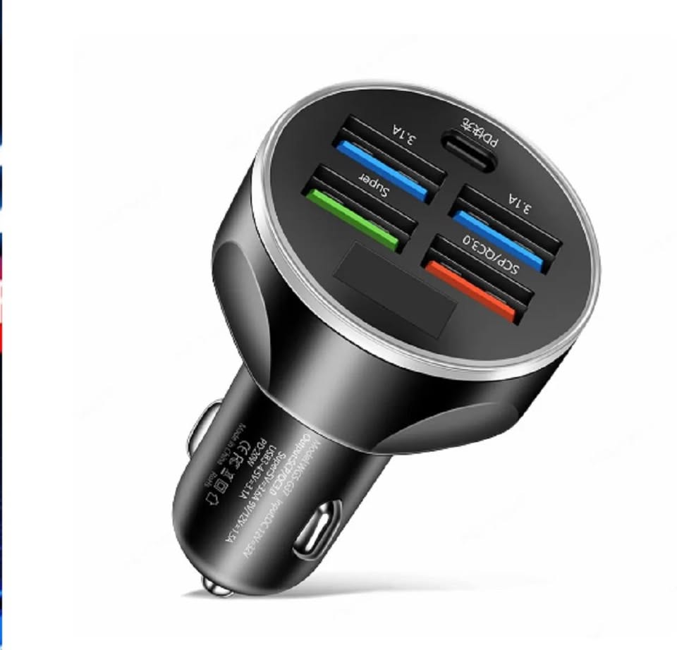 New 3 in 1 Car Cigarette Lighter Dual USB Charger Bluetooth, Media Player