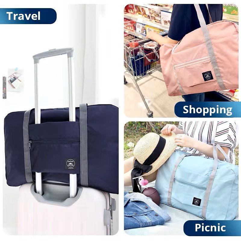 New Foldable Travel Duffel Bag for Airlines Carry on Bag  Overnight Hospital Bag Gym Duffel