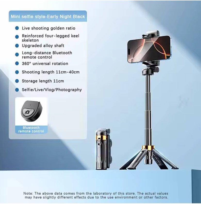 Your Premium Heavy Duty Ultimate Travel Companion: Super Mini Selfie Stick Tripod Bluetooth Remote
