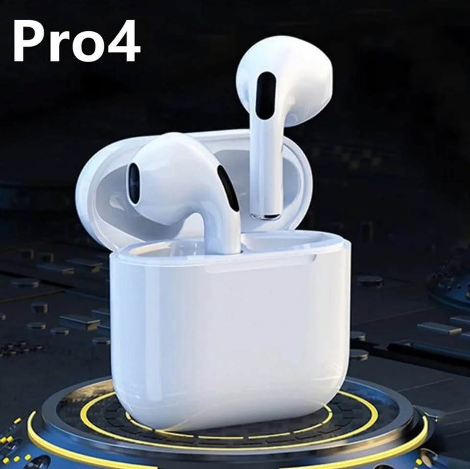New Pro4 TWS Wireless Headphones Earphone Bluetooth-compatible 5.0 Waterproof Headset with Mic
