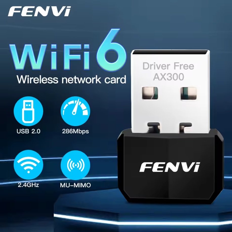 🚀 New WiFi 6 USB Adapter – Next-Gen Wireless Speed! ⚡ AX286 Plug Play | Ultra-Compact Design