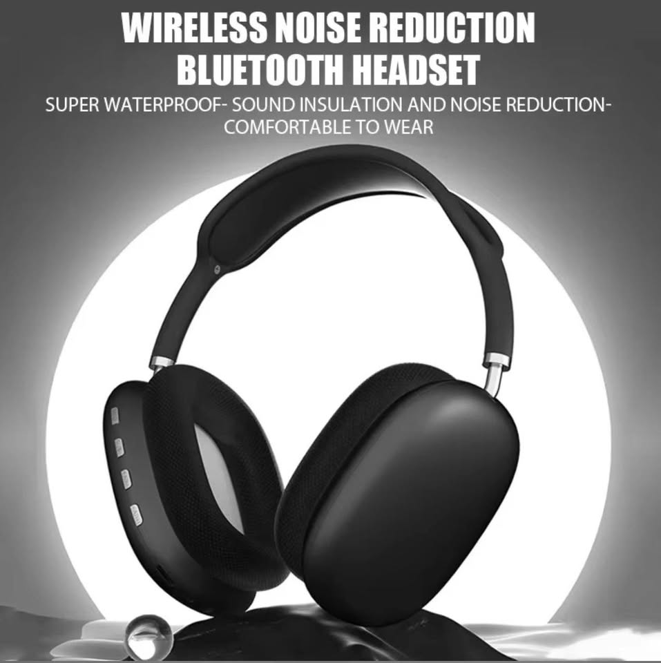 New P9 Bluetooth 5.1 Over Ear Headphone Wireless Headset With Mic Long Talk Standby Noise Cancel