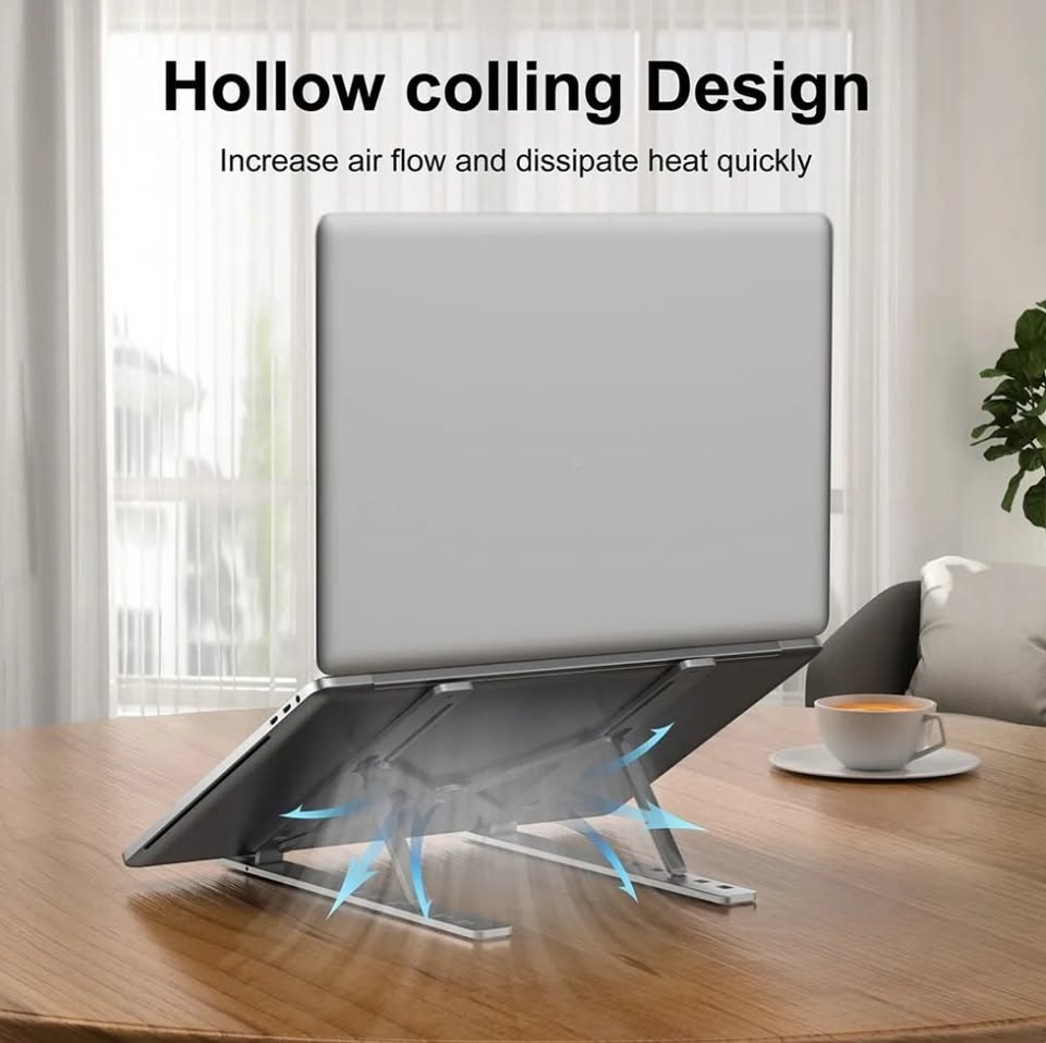 New Portable Sturdy Laptop Desktop Table Stand Aluminum