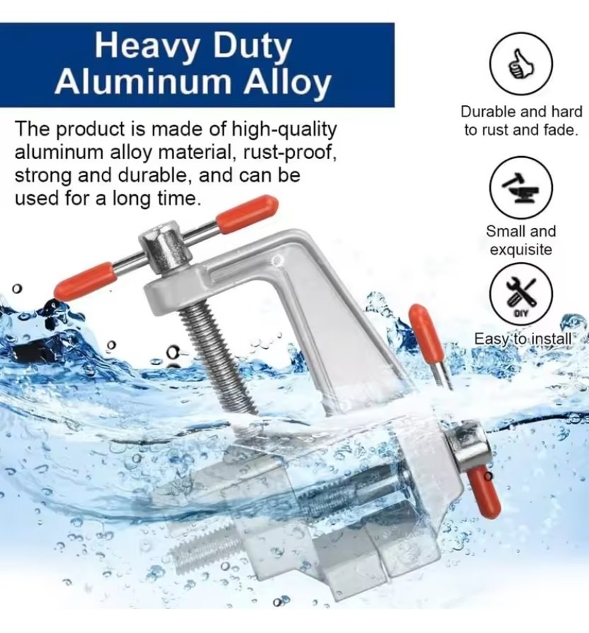 Mini Bench Vise Clamp Tool – 3.5