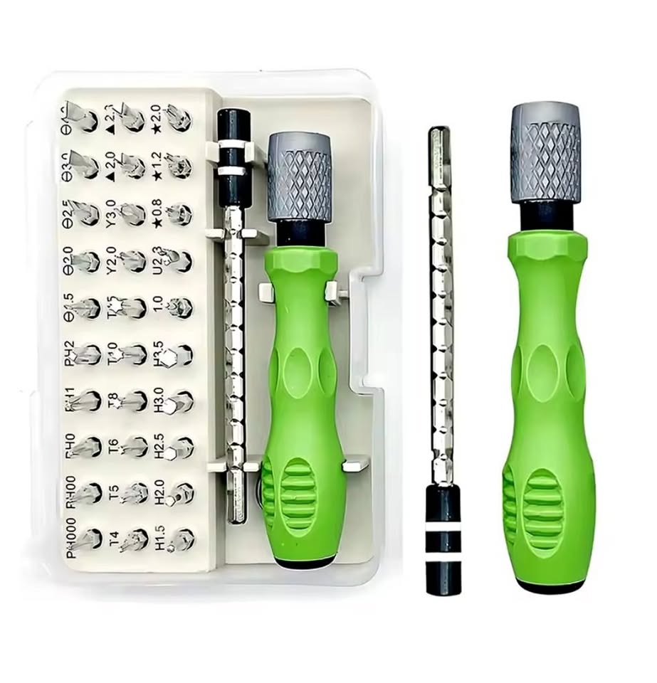 New 32-in-1 Screwdriver Set | Magnetic Repair Tool Kit for Phone, Watch, Laptop & Electronics