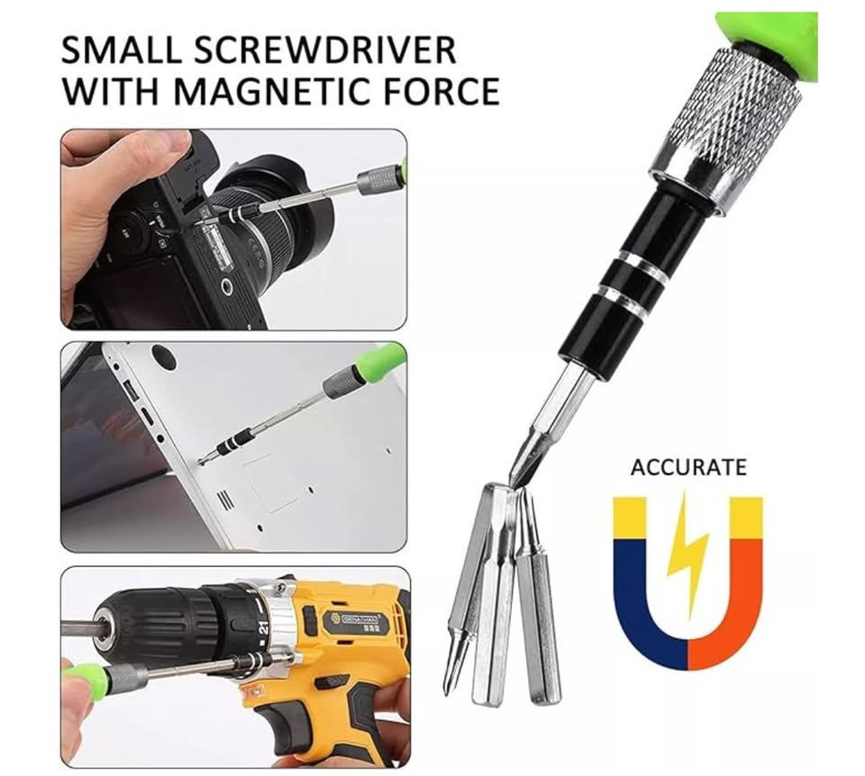 New 32-in-1 Screwdriver Set | Magnetic Repair Tool Kit for Phone, Watch, Laptop & Electronics