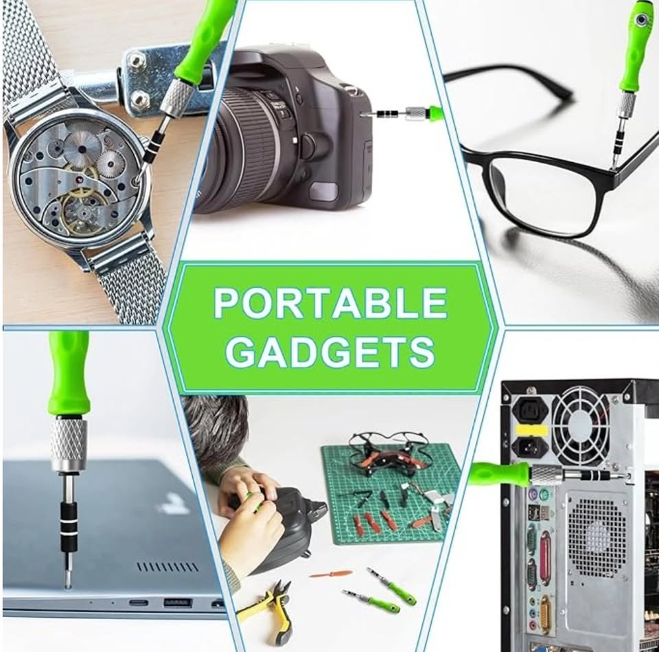 New 32-in-1 Screwdriver Set | Magnetic Repair Tool Kit for Phone, Watch, Laptop & Electronics
