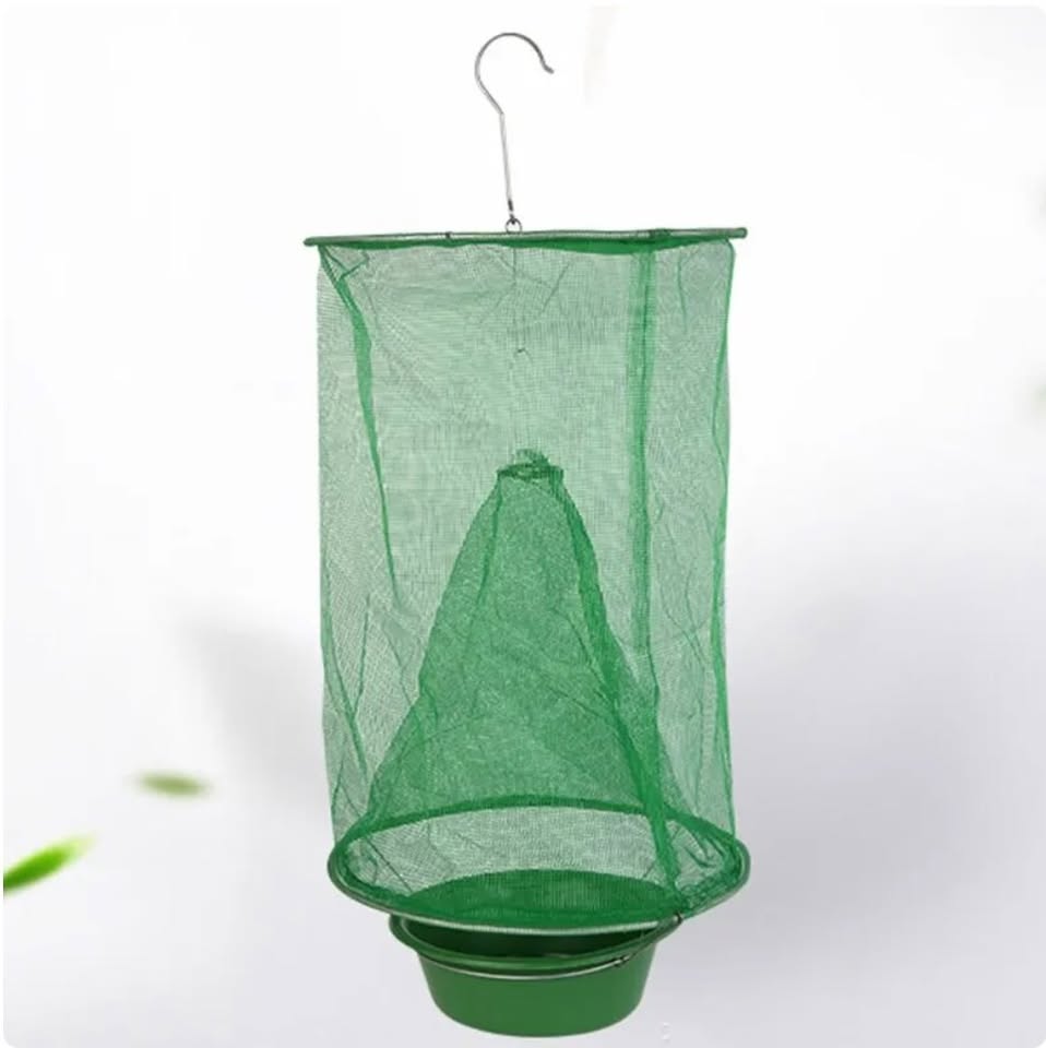 New Hanging Fly Catcher Pest Control Reusable Catcher Cage Net Garden Bird Catcher
