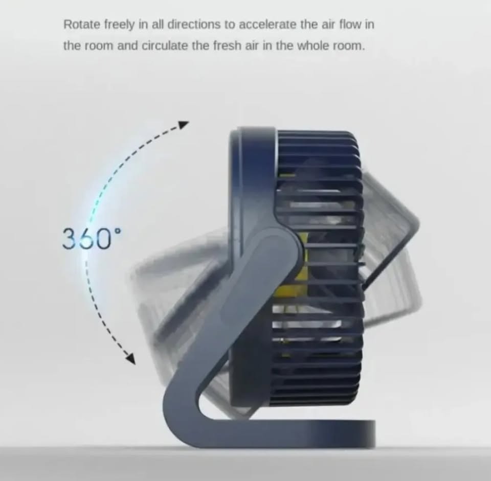 New Adjustable Desktop USB Fan Air Cooler Rotation Angle Portable Fan USB Household Floor Table Fan