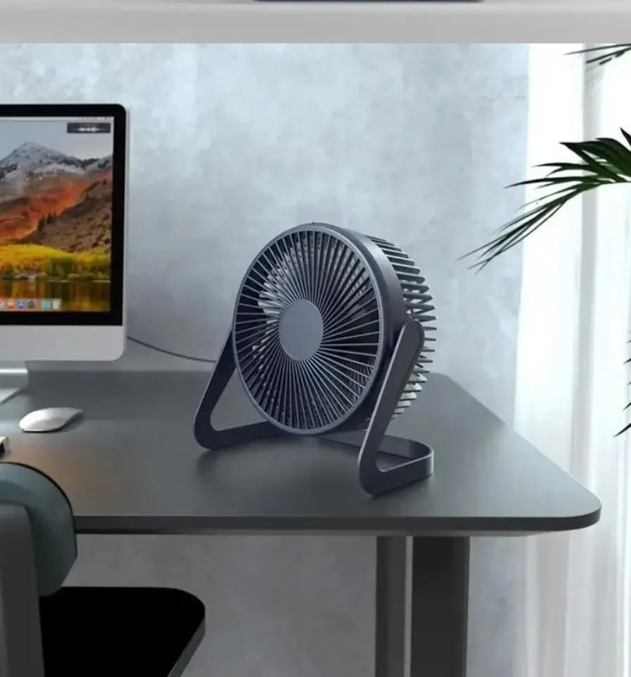 New Adjustable Desktop USB Fan Air Cooler Rotation Angle Portable Fan USB Household Floor Table Fan