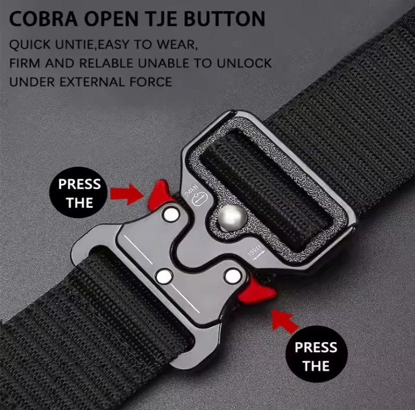 New Versatile Tactical Belt – Heavy-Duty, Adjustable, and Reliable for Outdoor, Hunting, and Sports