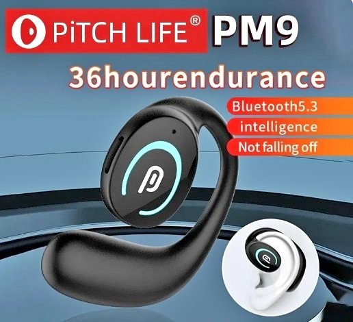 New M-K9 Large Hanging Wireless Bluetooth Headset OWS Touch Light Long Play Long Standby