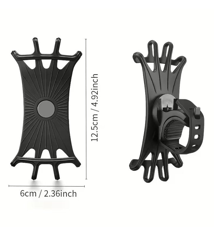 New 360° Rotatable Hitch-Mount Phone Holder Universal Bike Motorcycle Cell Stand (4.0-6.5 Inches)