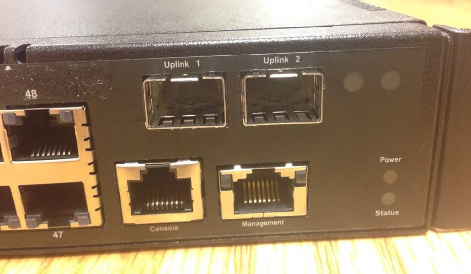 Quanta LB4M 48 port gigabit Managed Switched with 2 sfp ports