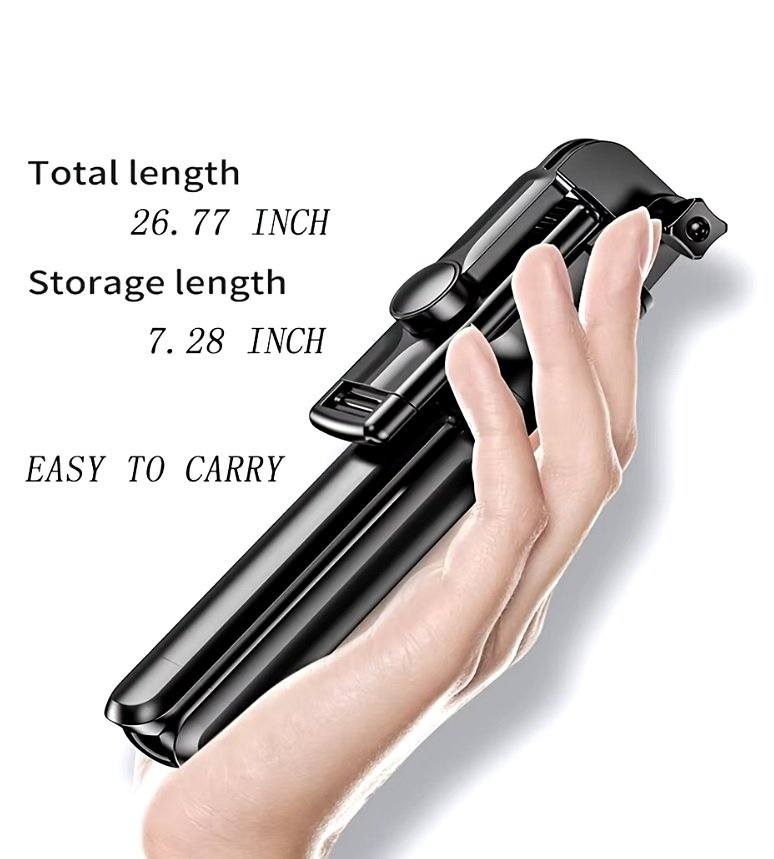 New Handheld 360 Camera Selfie Tripod Monopod Stand Phone Mini Selfie Stick With Wireless Remote