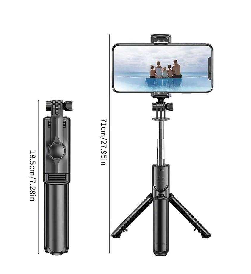 New Handheld 360 Camera Selfie Tripod Monopod Stand Phone Mini Selfie Stick With Wireless Remote