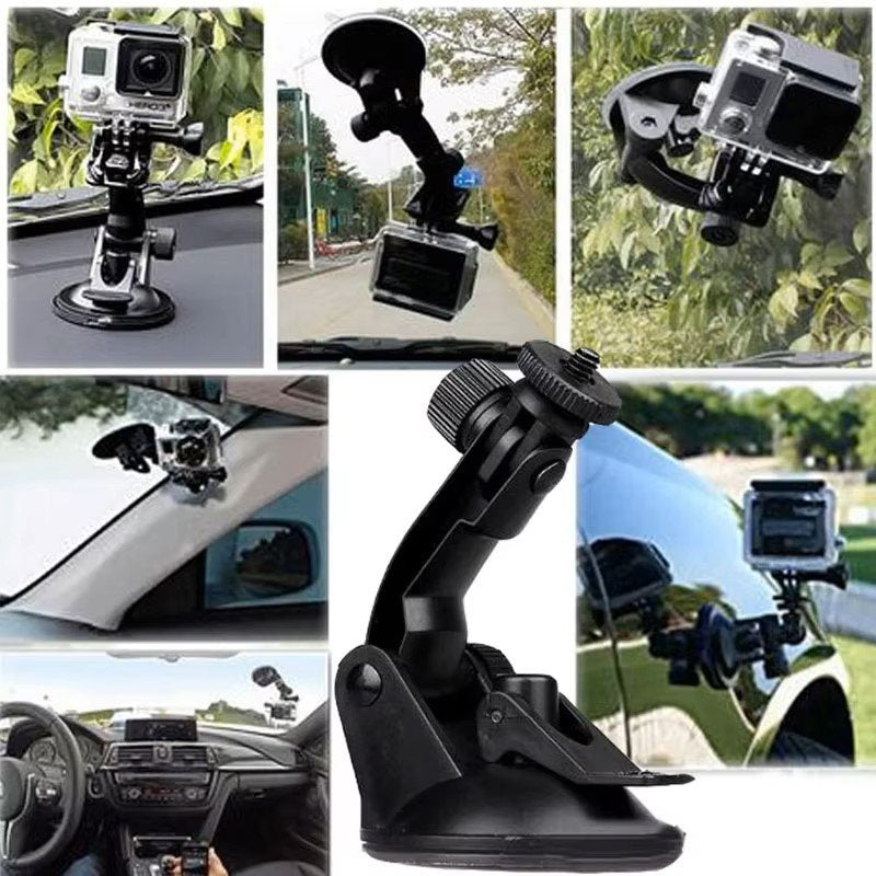 New Universal Suction Bracket Windshild Mount Kit for Dash Cam, Sport Camera, Gopro Cell Phone, GPS
