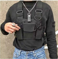 New Ultimate Anti-Theft Tactical Chest Bag Secure Stylish 2-Layer （1 Hidden） Compart. Passports