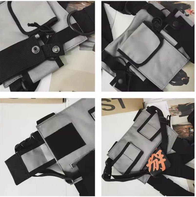 New Ultimate Anti-Theft Tactical Chest Bag Secure Stylish 2-Layer （1 Hidden） Compart. Passports