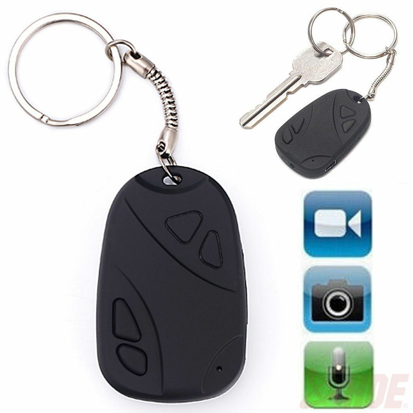 Keychain DV 808 Portable Car key security cameras Recorder